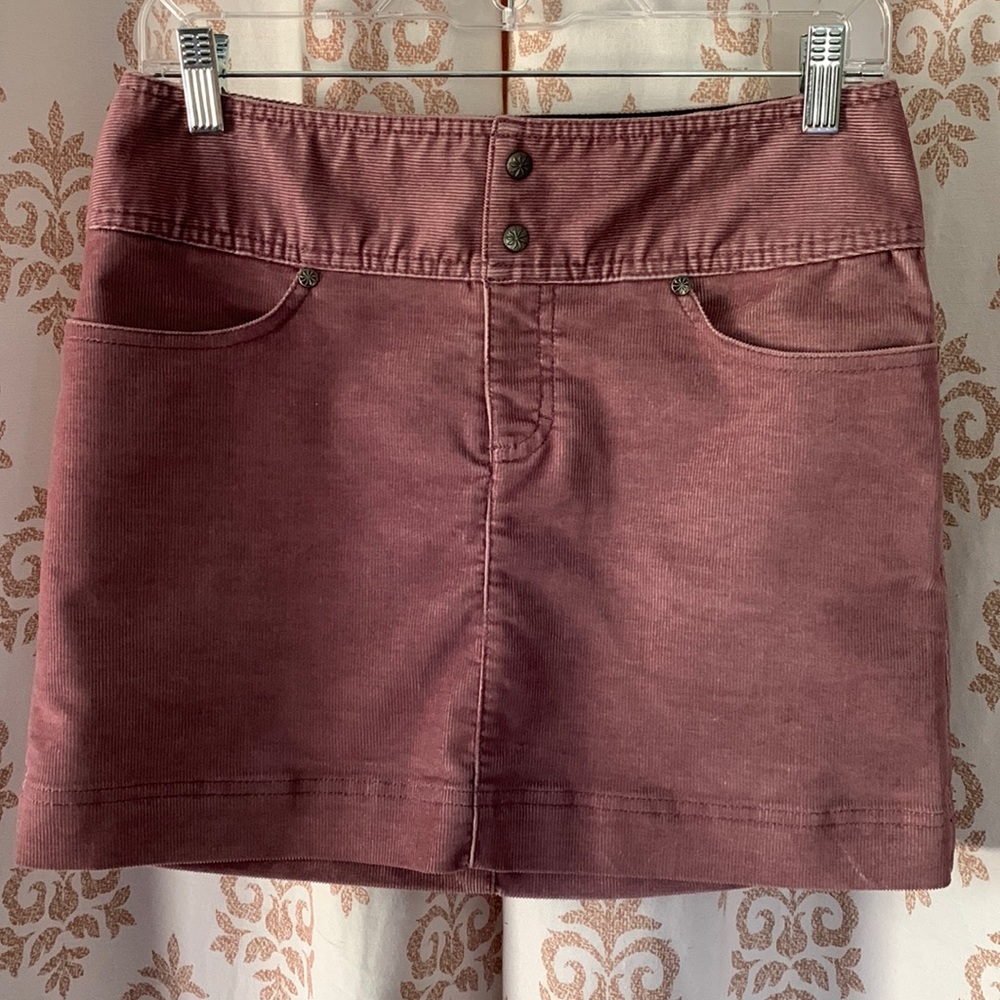 Athleta lavender corduroy mini skirt 2P